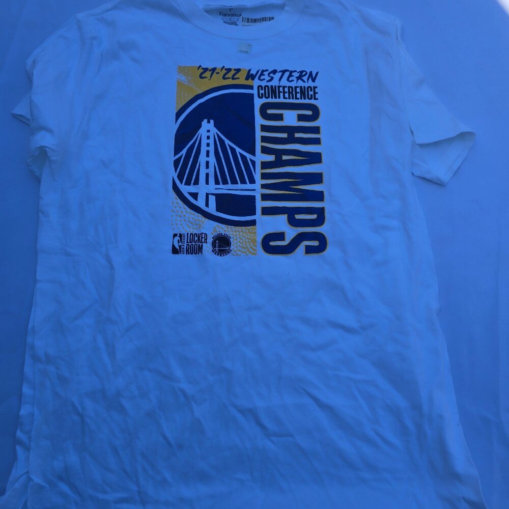 Fanatics NBA Golden State Warriors 21-22 Conference Champs Shirt- XL